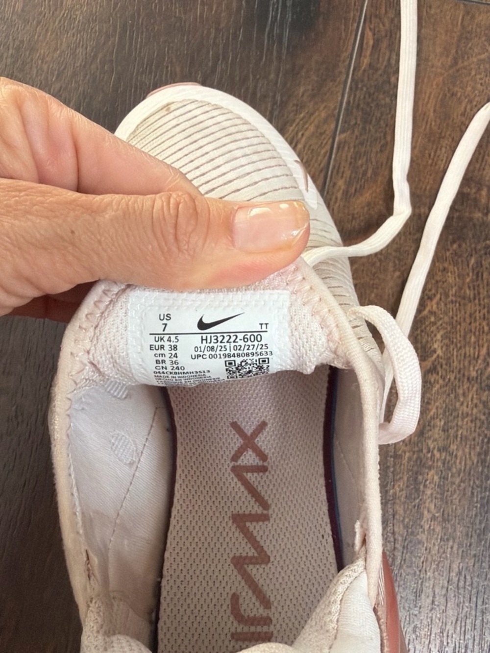 Nike Air Max 270 Women's Sneakers - Light Pink/Blush - Picture 3 of 5